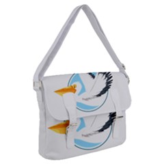 Pelican T-shirtwhite Look Calm Pelican 08 T-shirt (1) Buckle Messenger Bag by EnriqueJohnson