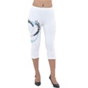 Pelican T-shirtwhite Look Calm Pelican 08 T-shirt (1) Lightweight Velour Capri Leggings  View1