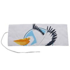 Pelican T-shirtwhite Look Calm Pelican 08 T-shirt (1) Roll Up Canvas Pencil Holder (s) by EnriqueJohnson