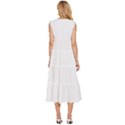 Pelican T-shirtwhite Look Calm Pelican 08 T-shirt (1) V-Neck Drawstring Shoulder Sleeveless Maxi Dress View4