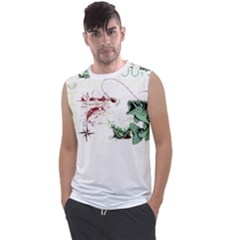 Fishing T- Shirt Playground Fishing Nature Planet Earth Playground Good Vibes Free Spirit T- Shirt Men s Regular Tank Top by ZUXUMI