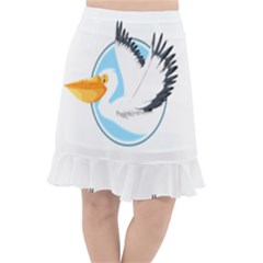 Pelican T-shirtwhite Look Calm Pelican 08 T-shirt Fishtail Chiffon Skirt by EnriqueJohnson