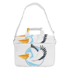 Pelican T-shirtwhite Look Calm Pelican 08 T-shirt Macbook Pro 13  Shoulder Laptop Bag  by EnriqueJohnson