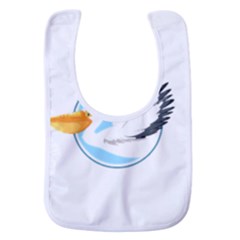 Pelican T-shirtwhite Look Calm Pelican 08 T-shirt Baby Bib by EnriqueJohnson