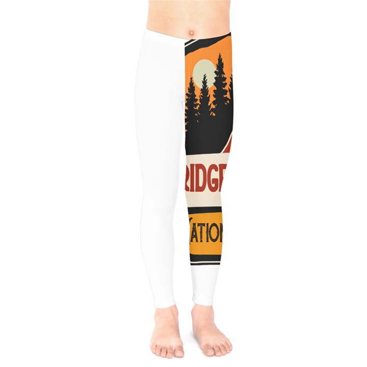 Bridger Teton T- Shirt Bridger Teton National Forest T- Shirt Kids  Leggings