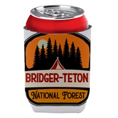 Bridger Teton T- Shirt Bridger Teton National Forest T- Shirt Can Holder by JamesGoode