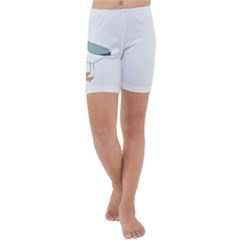 Pelican T-shirtwhite Look Calm Pelican 17 T-shirt (1) Kids  Lightweight Velour Capri Yoga Leggings by EnriqueJohnson