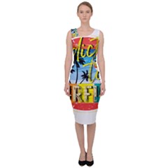 Bright Colorfull Addicted To Surfing T- Shirt Bright Colorfull Addicted To Surfing T- Shirt T- Shirt Sleeveless Pencil Dress by JamesGoode