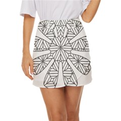 Flower T- Shirt Hi- Tech Flower T- Shirt Mini Front Wrap Skirt