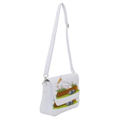 Pelican T-shirtwhite Look Calm Pelican 34 T-shirt Shoulder Bag With Back Zipper by EnriqueJohnson