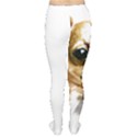 Brown Chihuahua T- Shirt Tan Brown Chihuahua Watercolor Portrait T- Shirt Tights View2