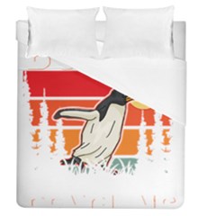 Penguin T-shirtlife Would Be So Boring Without Penguins Penguin T-shirt Duvet Cover (queen Size) by EnriqueJohnson