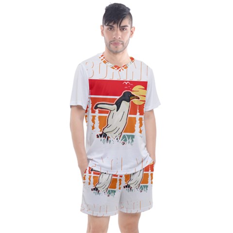 Penguin T-shirtlife Would Be So Boring Without Penguins Penguin T-shirt Men s Mesh T-shirt And Shorts Set by EnriqueJohnson