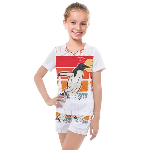 Penguin T-shirtlife Would Be So Boring Without Penguins Penguin T-shirt Kids  Mesh T-shirt And Shorts Set by EnriqueJohnson