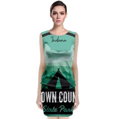 Brown County State Park T- Shirt Brown County State Park I N Camping T- Shirt Classic Sleeveless Midi Dress by JamesGoode