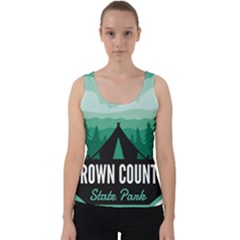 Brown County State Park T- Shirt Brown County State Park I N Camping T- Shirt Velvet Tank Top by JamesGoode