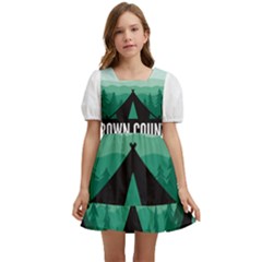 Brown County State Park T- Shirt Brown County State Park I N Camping T- Shirt Kids  Short Sleeve Dolly Dress by JamesGoode