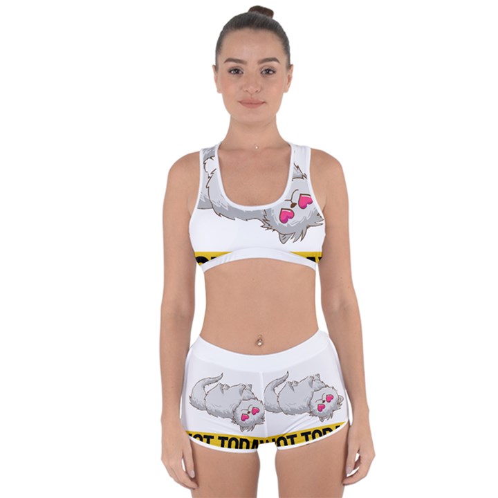 Persian Cat T-shirtnope Not Today Persian Cat 01 T-shirt Racerback Boyleg Bikini Set