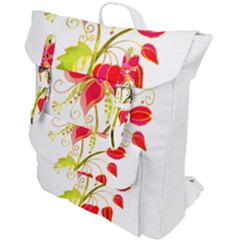 Flowers Art T- Shirtflower T- Shirt Buckle Up Backpack by ZUXUMI