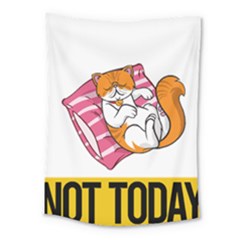 Persian Cat T-shirtnope Not Today Persian Cat 20 T-shirt Medium Tapestry by EnriqueJohnson