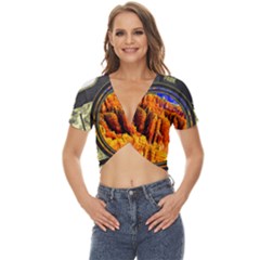 Bryce Canyon National Park T- Shirt Bryce Canyon National Park Adventure, Utah, Photographers T- Shi Twist Front Crop Top by JamesGoode