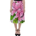 Flowers Art T- Shirtflowers T- Shirt (1) Classic Midi Skirt View1