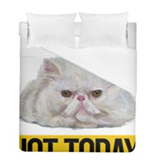 Persian Cat T-shirtnope Not Today Persian Cat 27 T-shirt Duvet Cover Double Side (full/ Double Size) by EnriqueJohnson