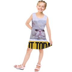 Persian Cat T-shirtnope Not Today Persian Cat 27 T-shirt Kids  Tunic Dress by EnriqueJohnson