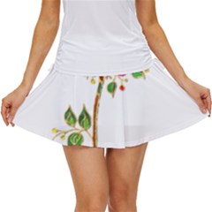 Flowers Art T- Shirtflowers T- Shirt (2) Women s Skort