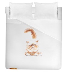 Persian Cat T-shirtsteal Your Heart Persian Cat 22 T-shirt Duvet Cover (queen Size) by EnriqueJohnson