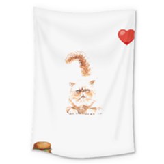 Persian Cat T-shirtsteal Your Heart Persian Cat 22 T-shirt Large Tapestry by EnriqueJohnson