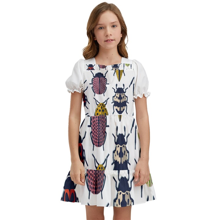 Buffalo Gap National Grassland T- Shirt Buffalo Gap National Grassland T- Shirt Kids  Puff Sleeved Dress