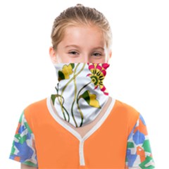 Flowers Art T- Shirtflowers T- Shirt Face Covering Bandana (kids) by ZUXUMI