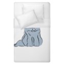 Persian Cat T-shirtwhite Look Calm Persian Cat 03 T-shirt Duvet Cover (Single Size) View1