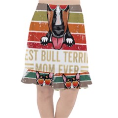 Bull Terrier T- Shirt Best Bull Terrier Moms Gift T- Shirt Fishtail Chiffon Skirt by JamesGoode