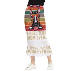 Bull Terrier T- Shirt Best Bull Terrier Moms Gift T- Shirt Maxi Fishtail Chiffon Skirt by JamesGoode