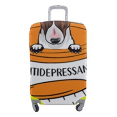 Bull Terrier T- Shirt Cute Bull Terrier Dog T- Shirt Luggage Cover (small) by JamesGoode