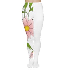 Flowers Illustration T- Shirtflowers T- Shirt (2) Tights