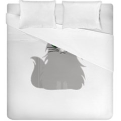 Persian Cat T-shirtwhite Look Calm Persian Cat 09 T-shirt (1) Duvet Cover Double Side (king Size) by EnriqueJohnson