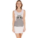 Persian Cat T-shirtwhite Look Calm Persian Cat 09 T-shirt Bodycon Dress View1