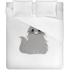 Persian Cat T-shirtwhite Look Calm Persian Cat 09 T-shirt Duvet Cover (california King Size) by EnriqueJohnson