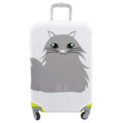 Persian Cat T-shirtwhite Look Calm Persian Cat 09 T-shirt Luggage Cover (medium) by EnriqueJohnson