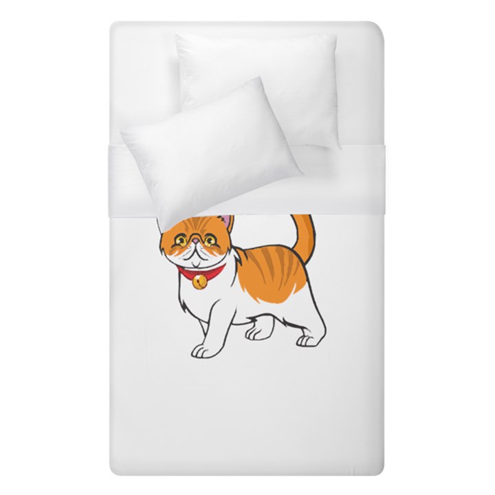 Persian Cat T-shirtwhite Look Calm Persian Cat 19 T-shirt (1) Duvet Cover (Single Size)