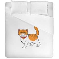 Persian Cat T-shirtwhite Look Calm Persian Cat 19 T-shirt Duvet Cover Double Side (california King Size) by EnriqueJohnson