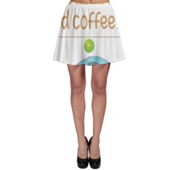 Pickleball T-shirtif It Involves Coffee Pickleball T-shirt Skater Skirt by EnriqueJohnson