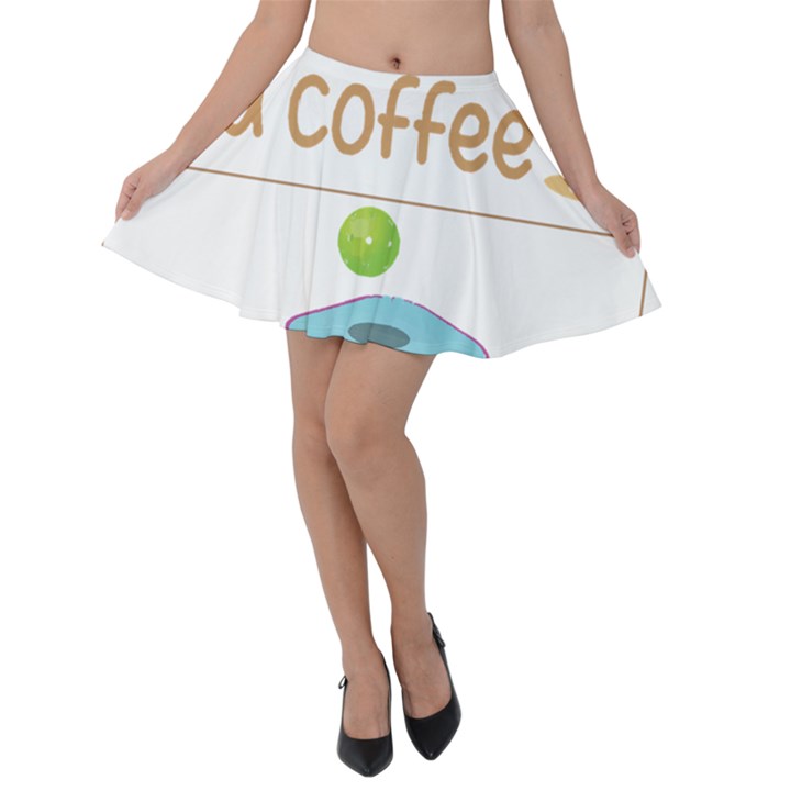 Pickleball T-shirtif It Involves Coffee Pickleball T-shirt Velvet Skater Skirt