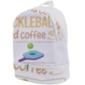 Pickleball T-shirtif It Involves Coffee Pickleball T-shirt Zip Bottom Backpack View1