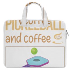 Pickleball T-shirtif It Involves Coffee Pickleball T-shirt Macbook Pro 13  Double Pocket Laptop Bag by EnriqueJohnson