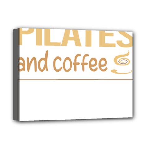 Pilates T-shirtif It Involves Coffee Pilates T-shirt Deluxe Canvas 16  X 12  (stretched)  by EnriqueJohnson