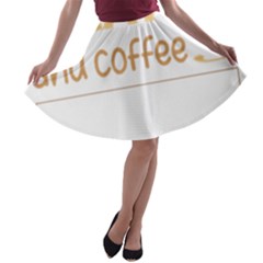 Pilates T-shirtif It Involves Coffee Pilates T-shirt A-line Skater Skirt by EnriqueJohnson